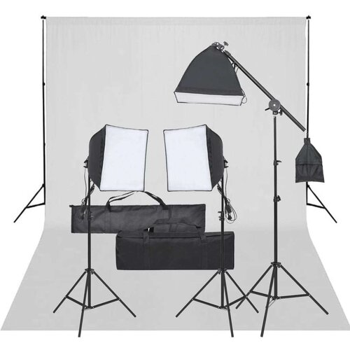  Oprema za fotografski studio sa setom svjetala i pozadinom Slike