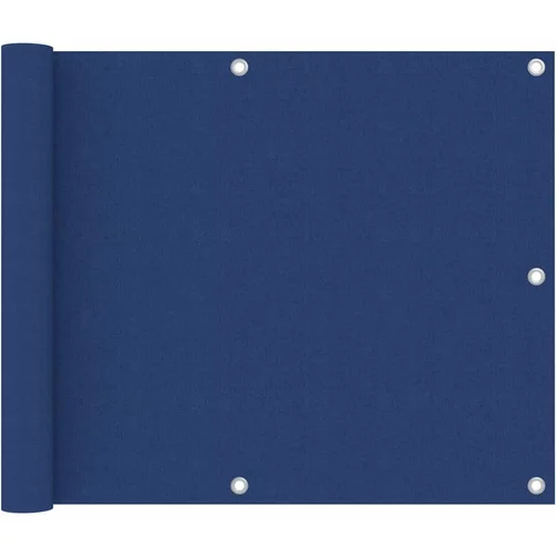 Balkonski Balkonsko platno modro 75x400 cm oksford blago, (20966939)