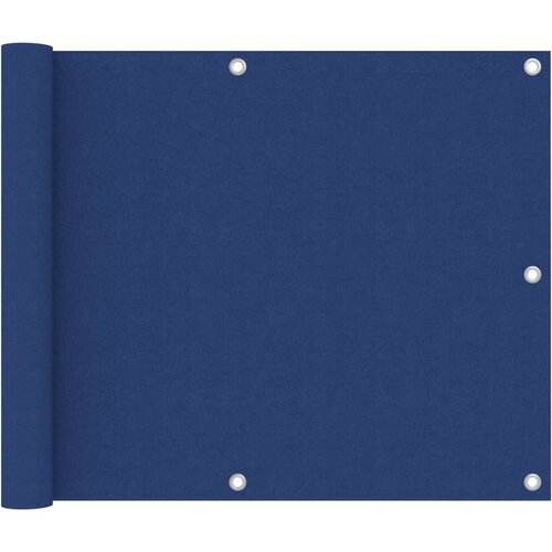 Balkonski zastor plavi 75 x 400 cm od tkanine Oxford Cijene