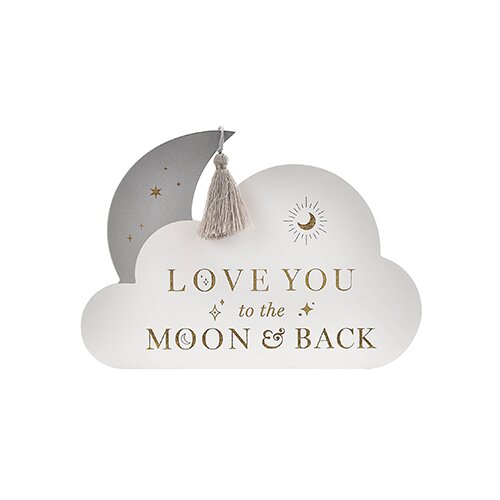 Widdop & Co. Bambino - Stona dekoracija - Bambino, Wooden Moon And Cloud, Love You Cene