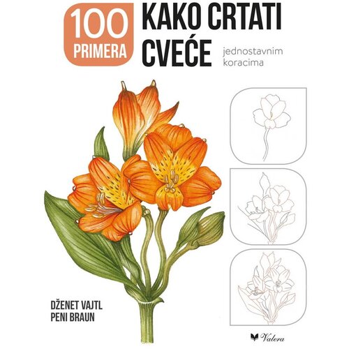 Valera Kako crtati cveće jednostavnim koracima Cene