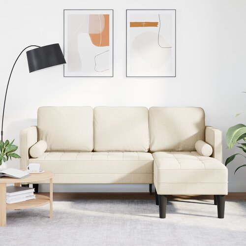VidaXL Kutna Garnitura Platno 173 x 131 x 67 cm Kutna Garnitura Slike