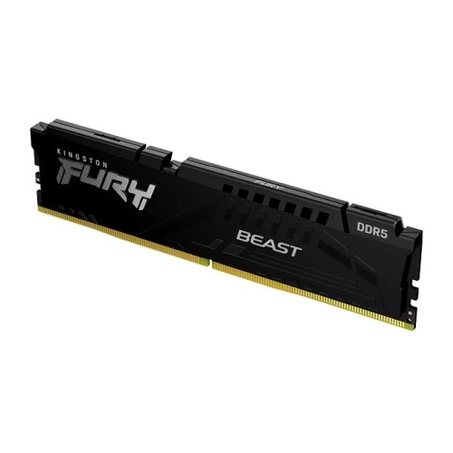 Kingston DDR5 32GB 5600MT/s [FURY BEAST], Non-ECC UDIMM, CL36 1.25V, 288-Pin 2Rx8, Black, w/Heatsink, XMP & EXPO Cene