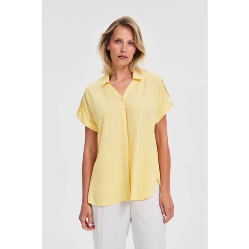 Marisse Yellow Viscose Shirt Cene