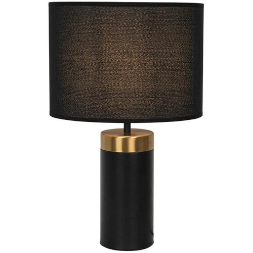  Stona lampa LUCIANO 1xE27/40W/230V crna/zlatna Slike
