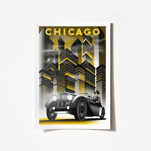 Wallity Poster Chicago-1962, 50x70 cm Cijene
