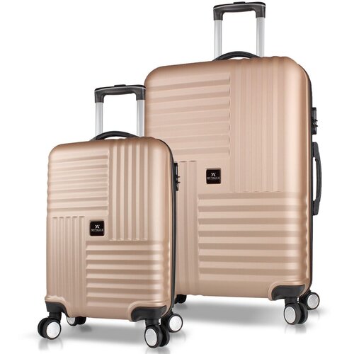 Myvalice Set kofera 8302, 2 dijela, Zlatne boje Cijene