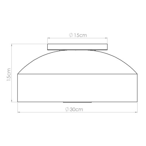 Sollux SL.1680 - stropna lampa omiq 4xE27/15W/230V, prečnik 30 cm, zelena Slike