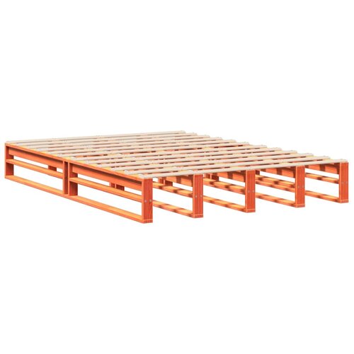 vidaXL Okvir kreveta bez madraca voštano smeđi 120x190 cm od borovine Cijene