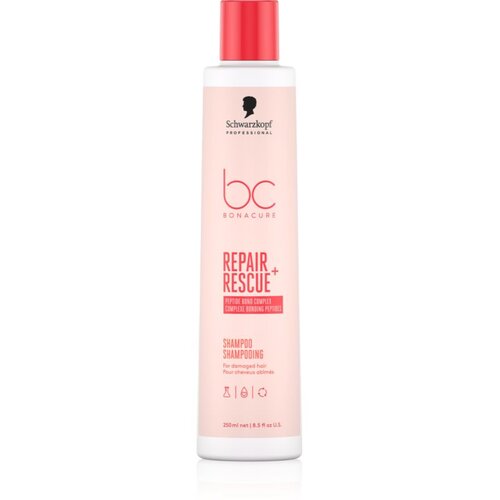 Schwarzkopf Professional BC Bonacure Repair Rescue+ negovalni &amp;scaron;ampon za po&amp;scaron;kodovane lase 250 ml Slike