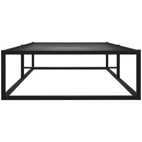  Okvir za krevet crni metalni 90 x 200 cm Slike