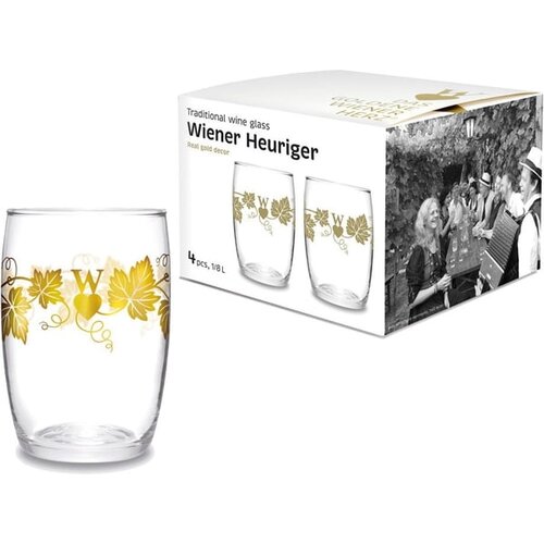 Das Goldene Wiener Herz&amp;reg; Kozarci za vino Wiener Heuriger 4 kosi Slike