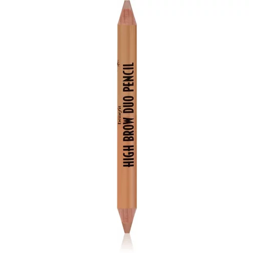 Benefit High Brow Duo Pencil posvjetljujuća olovka za obrve nijansa Deep 2x1,4 g