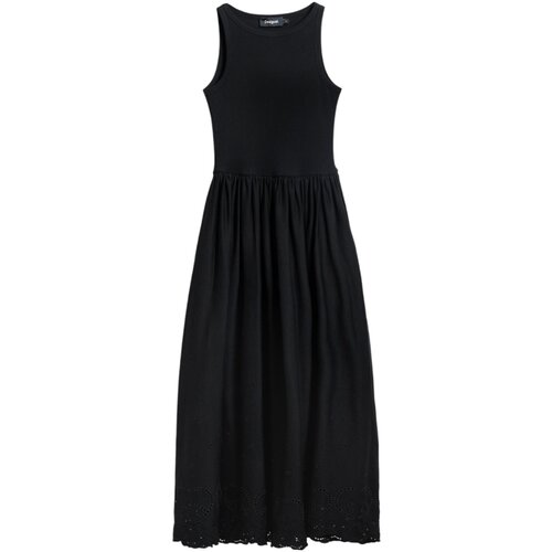 Desigual Kratke obleke VEST_DIJON 25SWVK58 Črna Slike