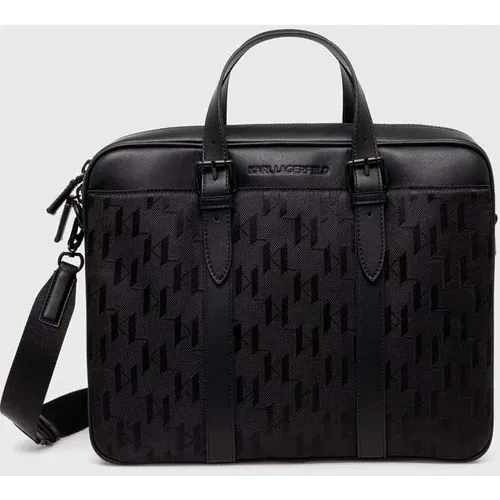 Karl Lagerfeld Torba za laptop boja: crna, 245M3017