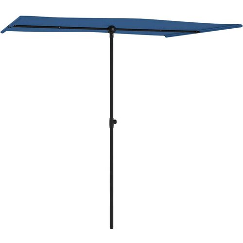  Vrtni suncobran s aluminijskim stupom 2 x 1,5 m azurnoplavi Slike