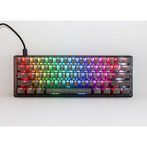 Ducky one 3 aura black mini gaming keyboard, rgb led - mx-silent-red Cijene