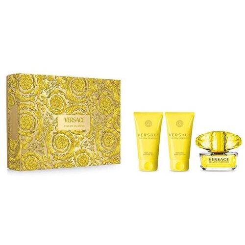 Versace Yellow Diamond edt 50 + bath&shower gel 50 + body lotion 50 Slike