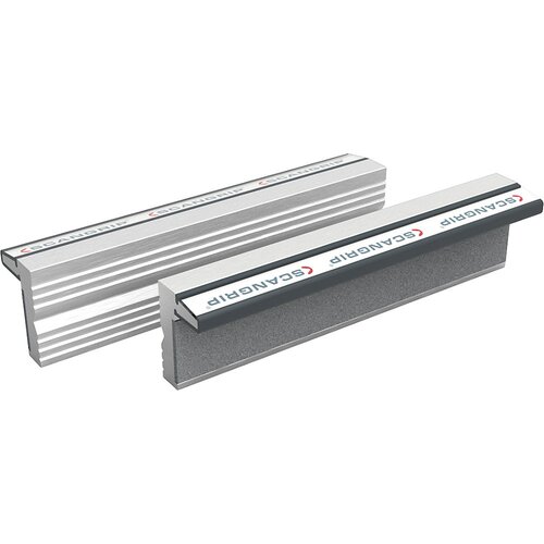 Scangrip Magnetne čeljusti za primeže, nevtralne zaščitne čeljusti iz kaljenega aluminija, 1 par, širina čeljusti 120 mm Cene