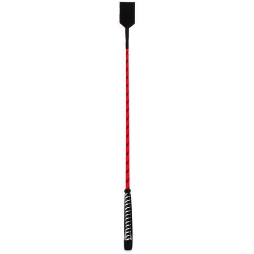 DEVIL STICKS Nylon Stick with Neon Strip &amp;amp; Goat Kid Leather Handle Nubuck Leather Top 71cm Red Slike