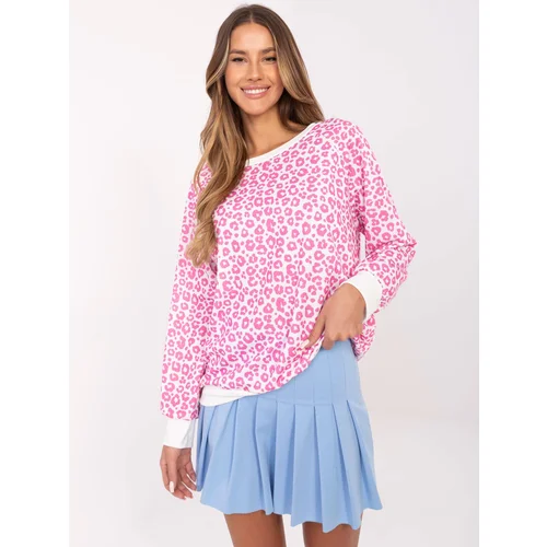 Italy Moda Blouse-MI-BZ-M742.86-white-pink