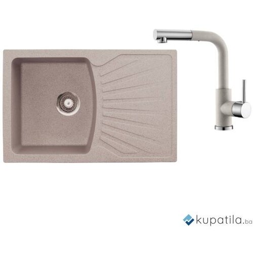  Sudoper bež xGranit Quadro+baterija LUX Metalac Slike