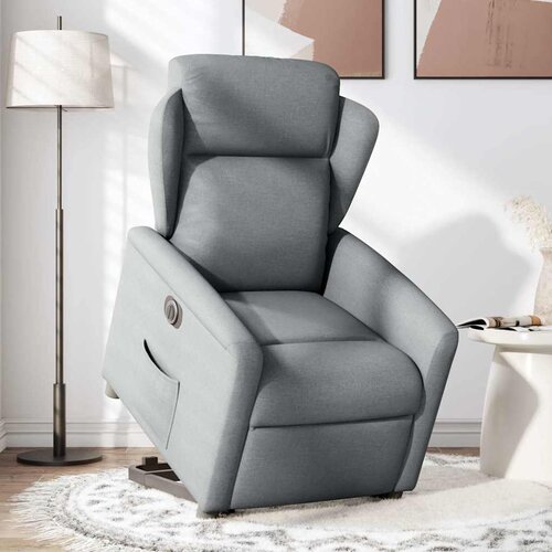 Maison Chic Električni naslanjač - Relax naslanjač s funkcijo vstajanja svetlo siv, (22062022) Cene
