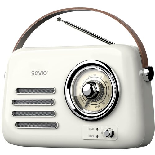 Savio Prenosni RETRO radio bluetooth AUX s polnilno baterijo Cene