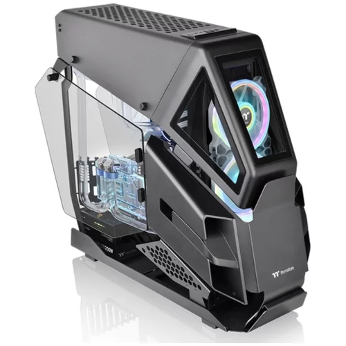 Thermaltake AH T600 Full tower, tempered glass, Helicopter styled open frame