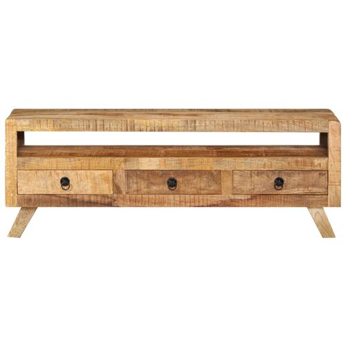 Maison Chic TV omarica - TV stojalo - Televizijska omarica 110x30x40 cm trden mangov les, (21699081) Cene
