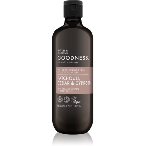 Baylis & Harding Goodness Patchouli, Cedar & Cypress gel za prhanje za moške 500 ml Cene