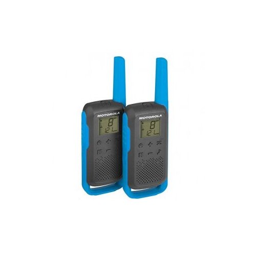 Motorola Walkie Talkie, domet 8 km, 16 kanala, plava - TLKR T62 BL Slike