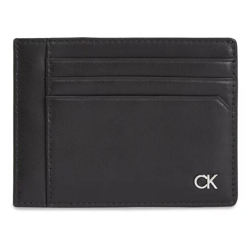 Calvin Klein Velika moška denarnica Metal Ck K50K511686 Črna