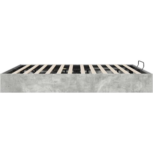  Otomanski krevet Beton 203 x 180 x 25 cm Konstrukcijsko drvo Slike