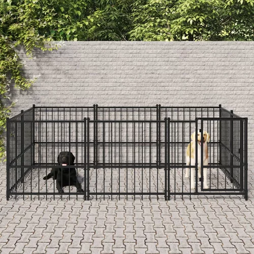  vanjski kavez za pse čelični 5,63 m²