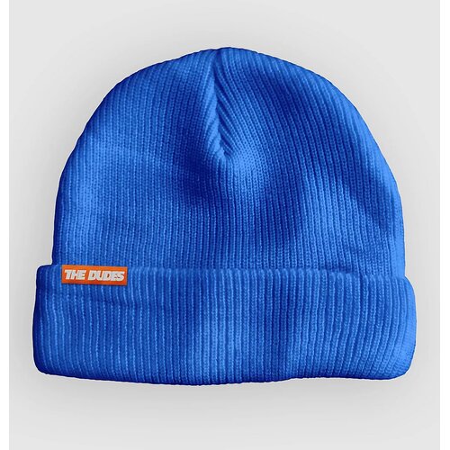 The Dudes Logo Vermillon Nut Warmer Beanie electric blue Cene