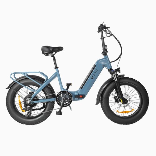 DYU Zložljivo električno kolo FF500, 500 W 48 V 14 Ah, 20" debela pnevmatika, modra, (21960424) Cene