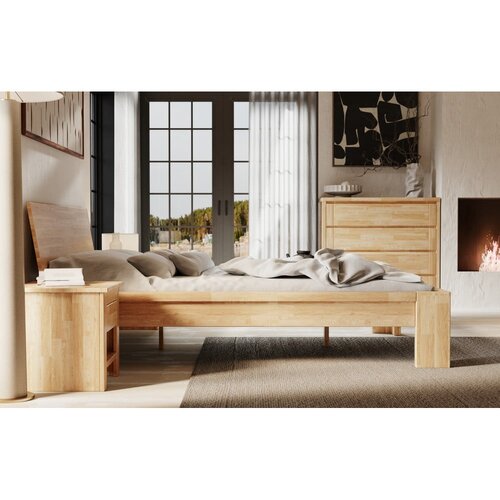 Olivia Living Nizka komoda iz masivnega hrasta v naravni barvi 105x96 cm Timo &amp;ndash; Slike