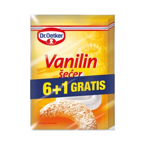 Dr. Oetker vanilin &amp;scaron;ećer 10g 6+1 gratis kesica Slike