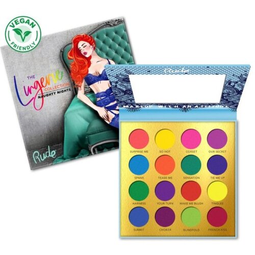 Rude Cosmetics paleta mat senki za oči lingerie collection - naughty night Slike