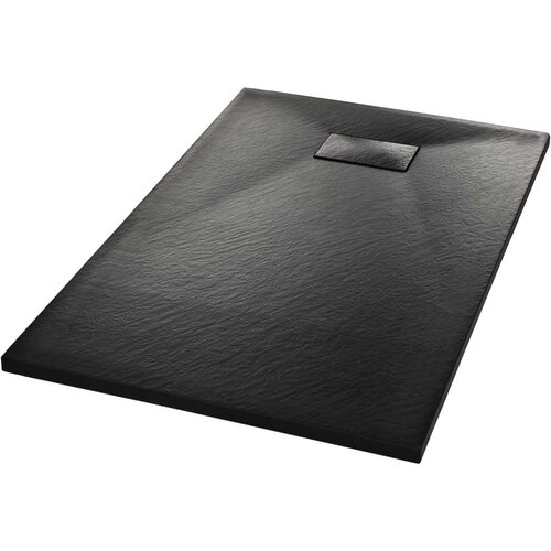 VidaXL Kada za tu&amp;scaron; SMC crna 100 x 80 cm Slike