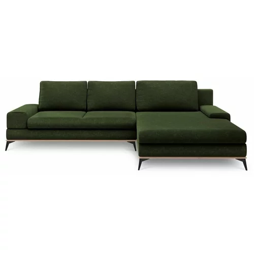 Windsor & Co Sofas zelena raztegljiva sedežna garitura Planet, desni kot
