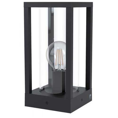 Eglo Cascinetta vanjska podna/1, e27, 40w, v-305, ip44, lijevani aluminij/staklo/crno Slike