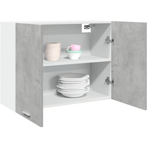 vidaXL Viseča omarica betonsko siva 80x31x60 cm iverna plošča Cene