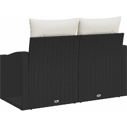  Vrtni kauč s jastukom 123 x 62 x 69 cm poliratan Slike