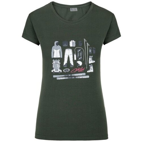 Kilpi Women&amp;#039;s short sleeve T-shirt TORNES-W Dark Green Slike