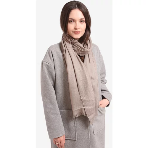 SHELOVET Classic women's scarf dark beige