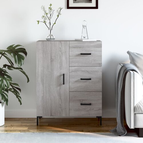VidaXL Komoda boja hrasta sonome 69 5 x 34 x 90 cm konstruirano drvo Slike