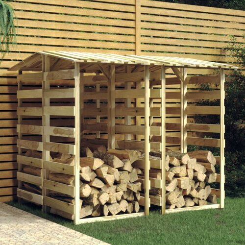 vidaXL Pergola s streho 4 kosi 100x90x200 cm impregnirana borovina Cene