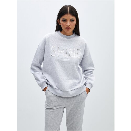 LC Waikiki Crew Neck Printed Long Sleeve Oversize Women&amp;#039;s Sweatshirt Slike